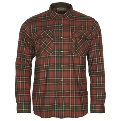 Skjorta Prestwick Exclusive D.TERRACOTTA/D.GREEN / S