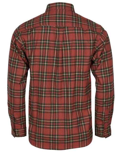 Skjorta Prestwick Exclusive D.TERRACOTTA/D.GREEN / M