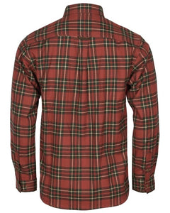 Skjorta Prestwick Exclusive D.TERRACOTTA/D.GREEN / XL