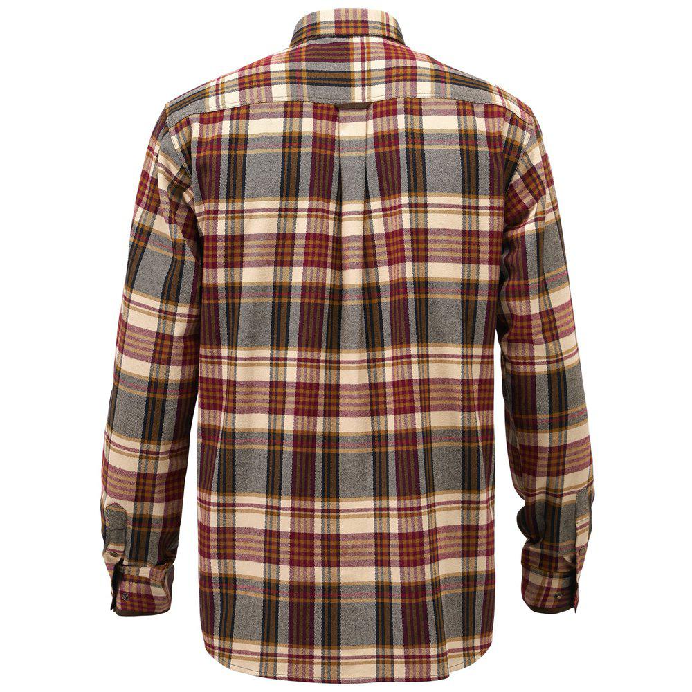 Skjorta Prestwick Exclusive BORDEAUX/BEIGE / L