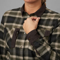 Aivak L/S Skjorta - Dam OLIVE / S