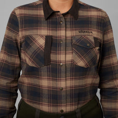 Aivak L/S Skjorta - Dam BURGUNDY / XL