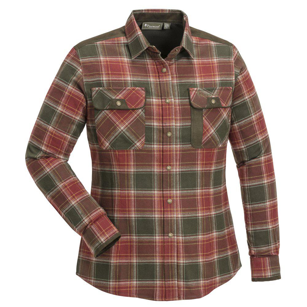 Skjorta Prestwick Exclusive Dam D.COPPER/SUEDEBROWN / M