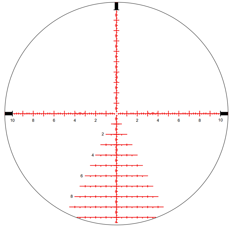 K328i DLR 3,5-28x56 CCW FFP MIL MATT SVART / 36 MM / CCW / SKMR4+ / WIND L