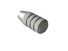 Slutstycksknopp T3/ T3X SILVER (RÄFFLAD) / ONE SIZE