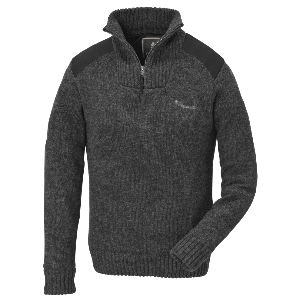 Tröja Hurricane Dam MÖRKGRÅMELERAD / L