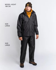 Regnställ Tornado Extreme SVART / XL