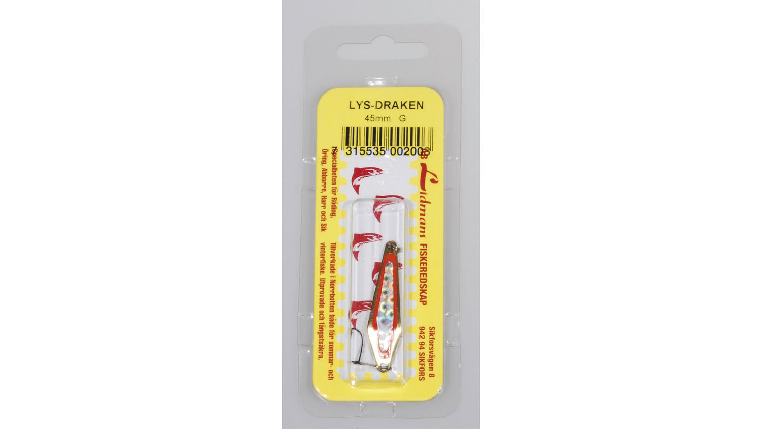 Lysdraken 55mm GULD / ONE SIZE