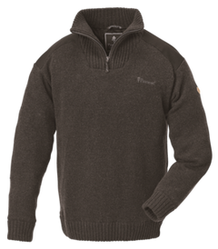 Tröja Stickad Hurricane BRUNMELERAD / L