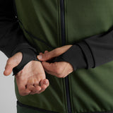 Scandinavian Fleece Jacka DUFFEL GREEN/BLACK / XXL