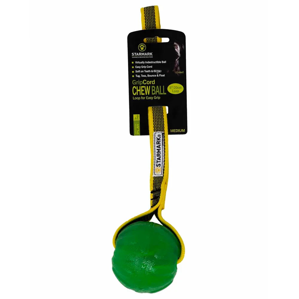 Gripcord boll med handtag-ögla