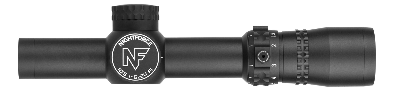 NX6 1-6x24 F1 FFP MIL Belyst Kikarsikte