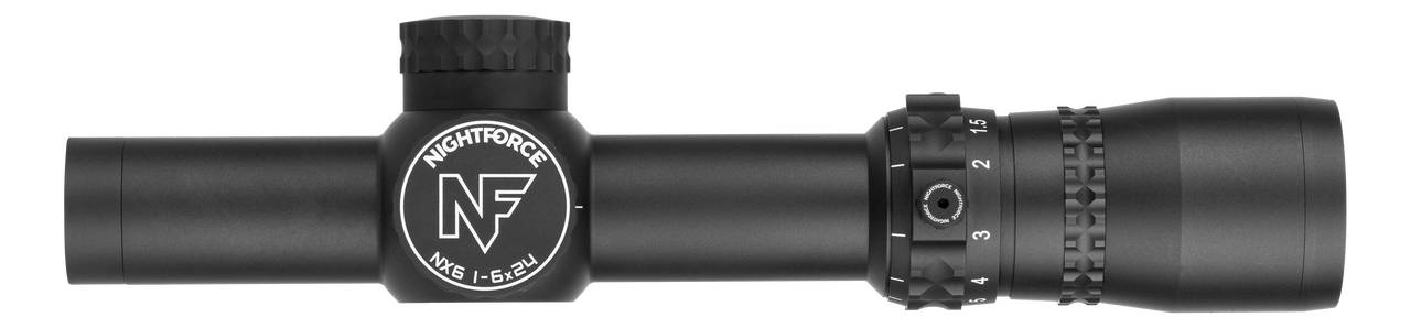 NX6 1-6x24 SFP Belyst Kikarsikte