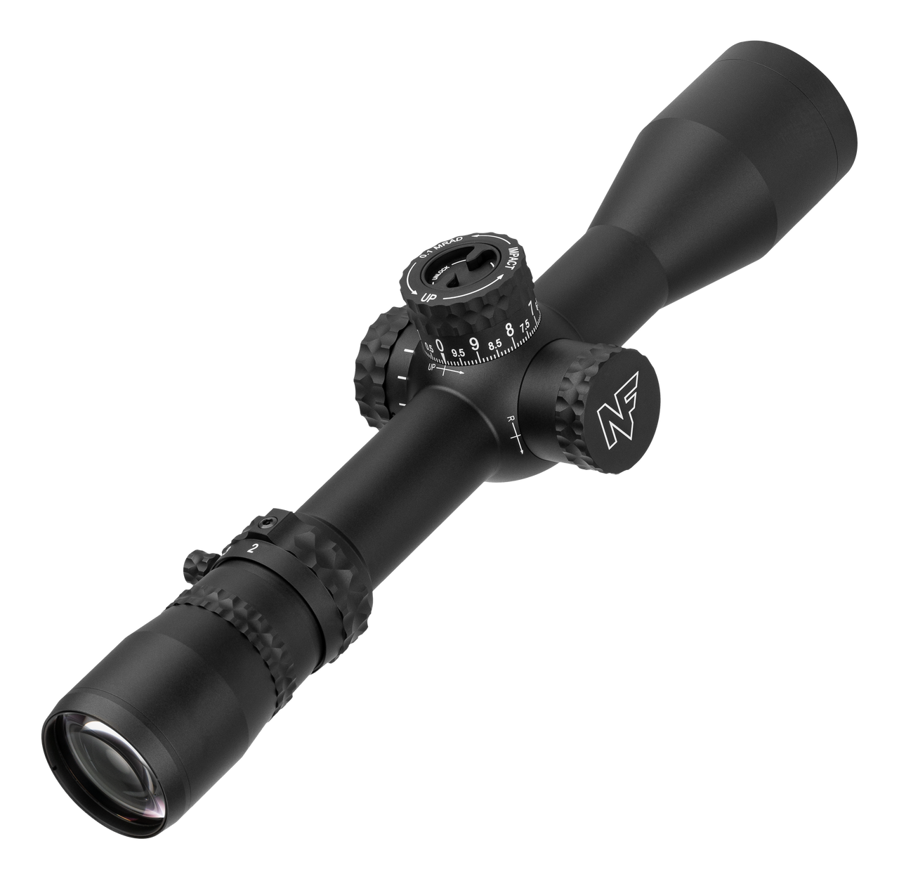 NX6 2-12x42 F1 FFP MIL Belyst Kikarsikte