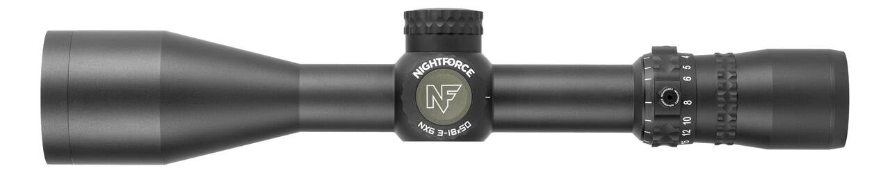 NX6 3-18x50 SFP Belyst Kikarsikte