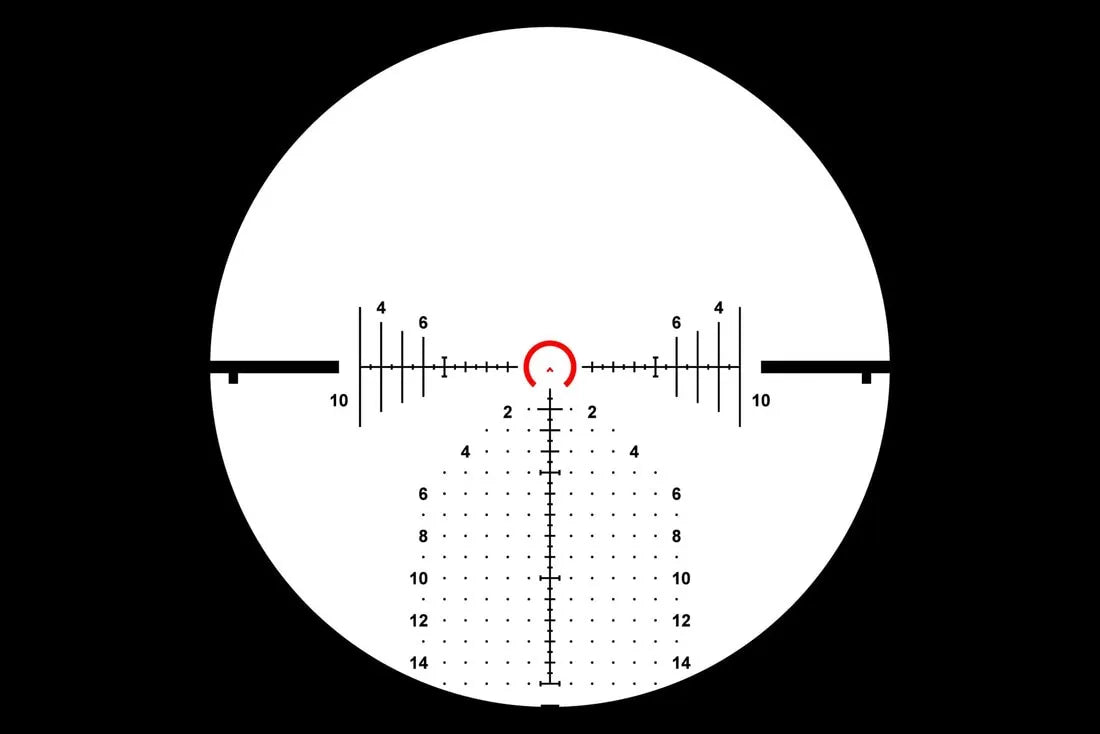 PLX Compact 1,5-12x36 FFP RDB Griffin MIL Gen II Belyst Kikarsikte