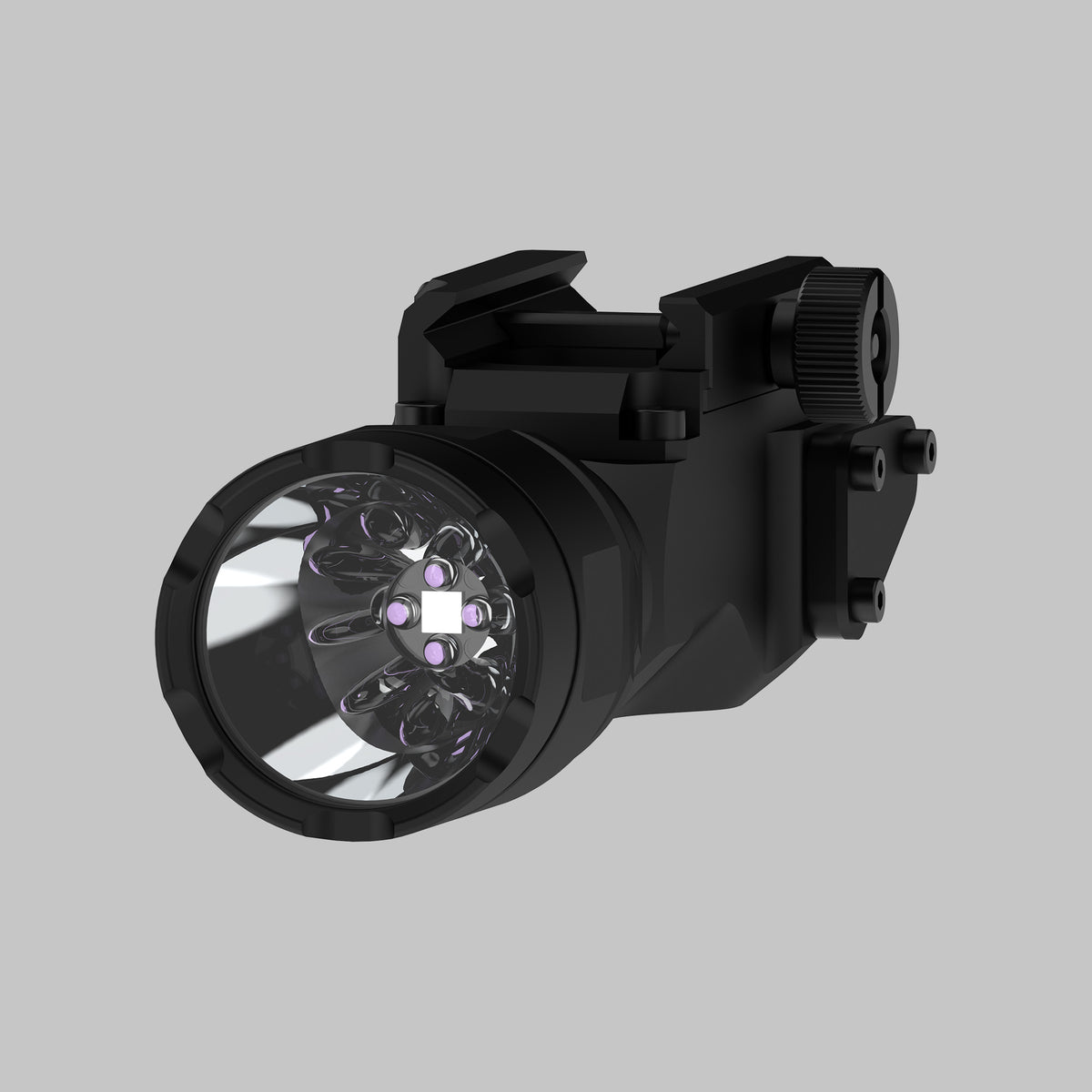 Parma C1IR vapenlampa med vitt ljus och IR-belysning