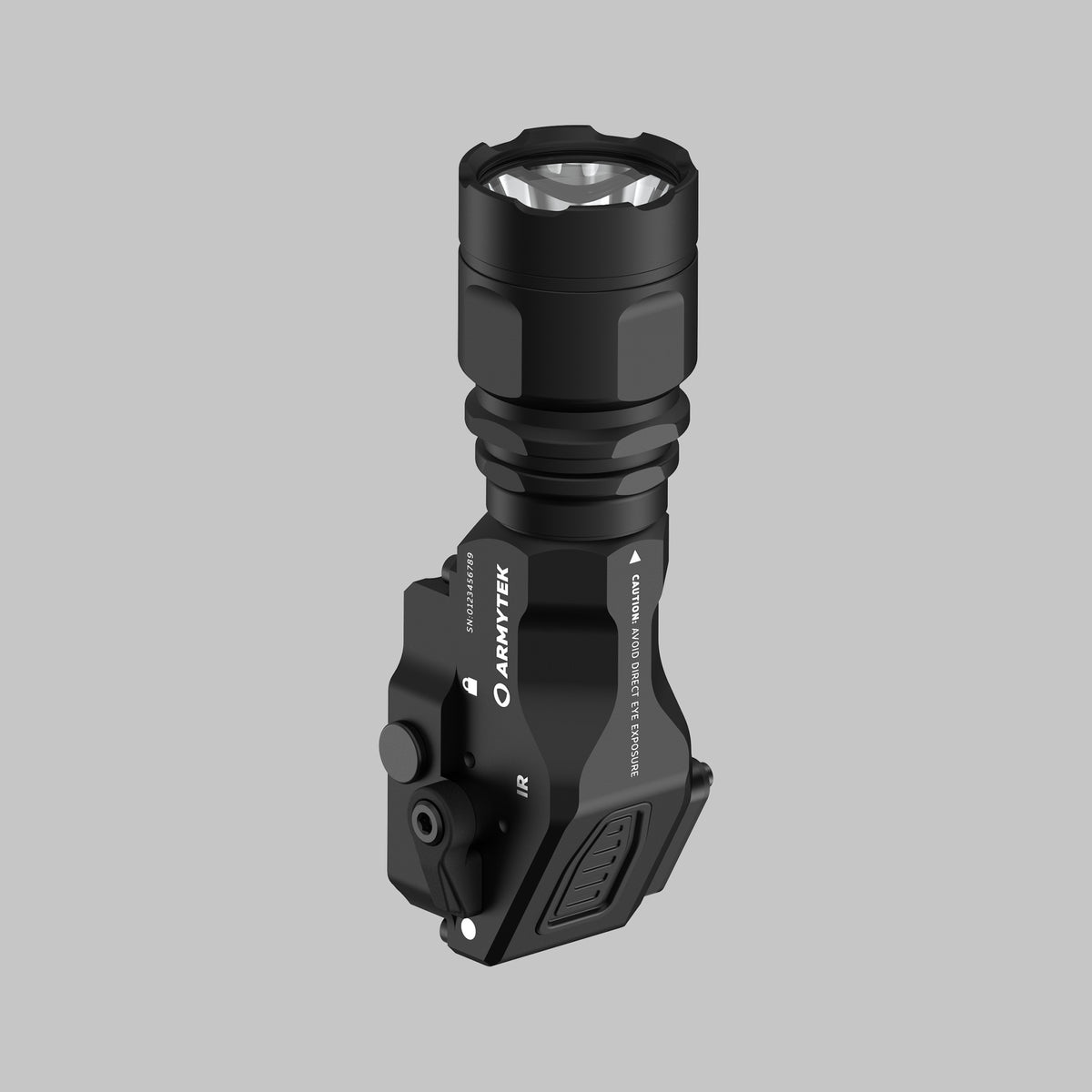 Parma C1IR vapenlampa med vitt ljus och IR-belysning