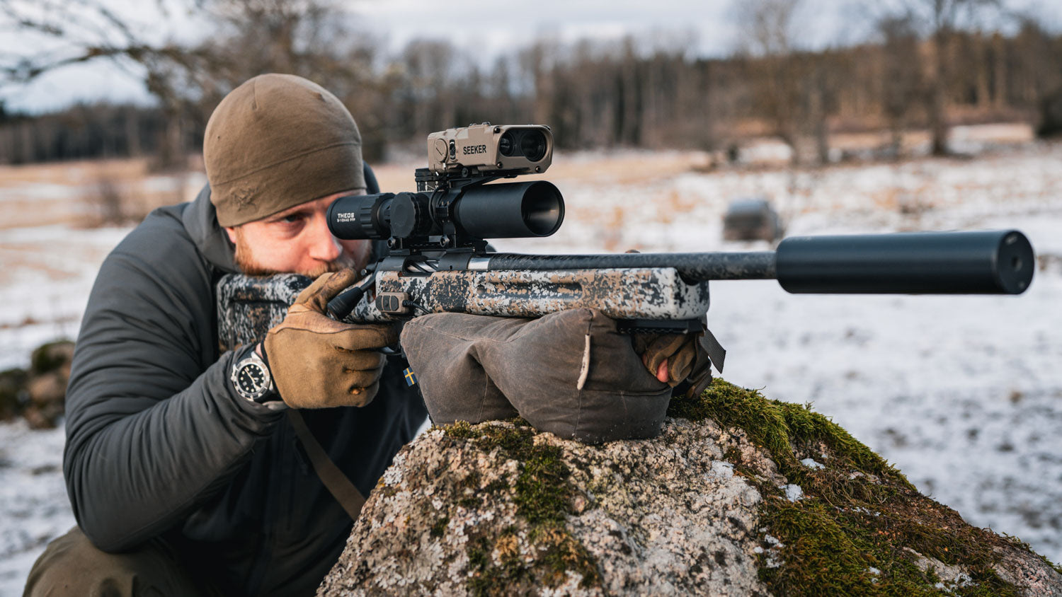 SEEKER Vapenmonterad Ballistisk Laseravståndsmätare