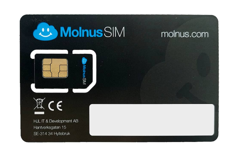 Molnus-SIM - 12 Månader