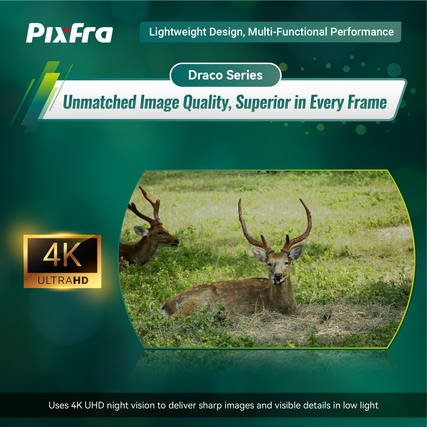 Draco D335N-4K Multispektral Värmekikare 384x288