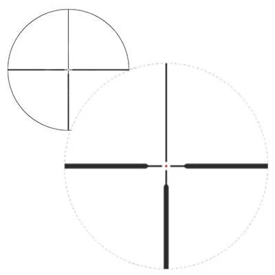 Jaeger 1-4x24 Belyst Kikarsikte X01i