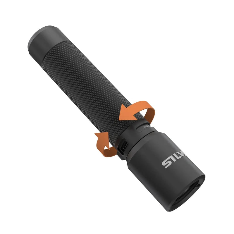Ficklampa Zoom 1000 med uppladdningsbart batteri