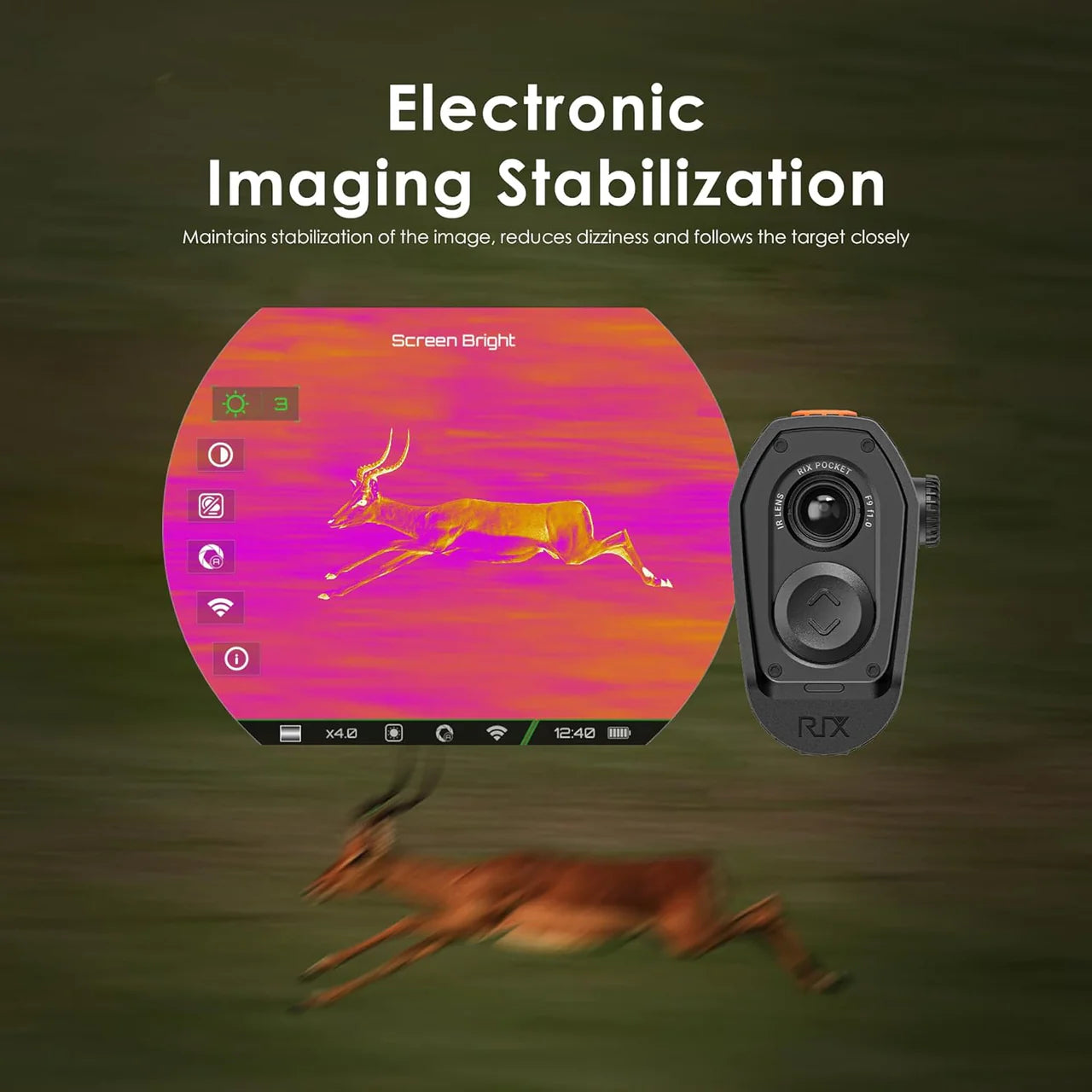 Pocket K3 384x288, 15 mm Värmekamera